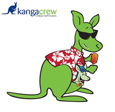 Graphic Design for Kangacrew Childcare Recruitment