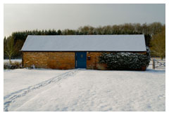 Hotbox Studios in the snow