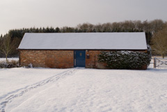 Hotbox Studios in the snow