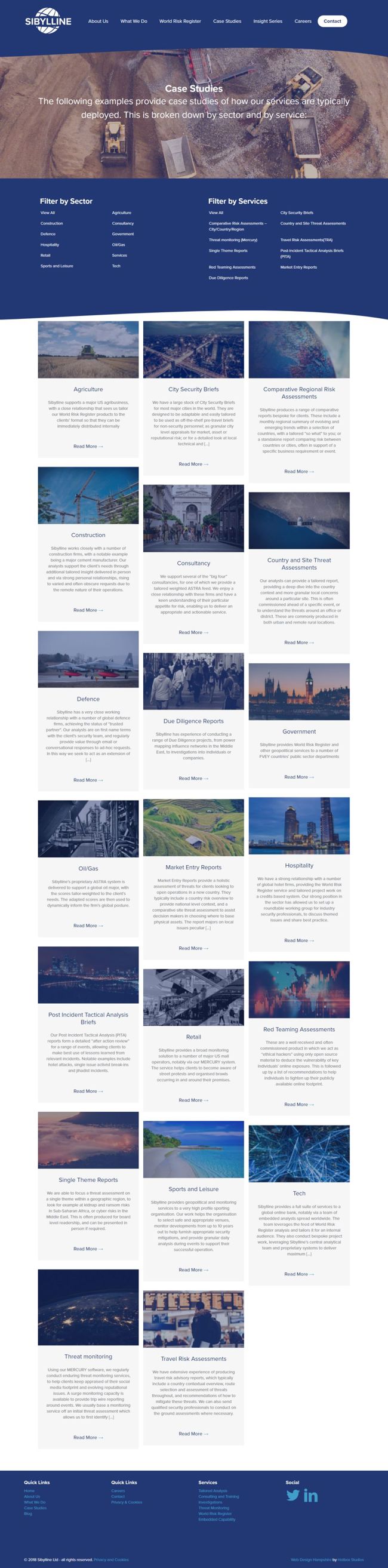 Sibylline Wordpress Web Design SP010 Case Studies