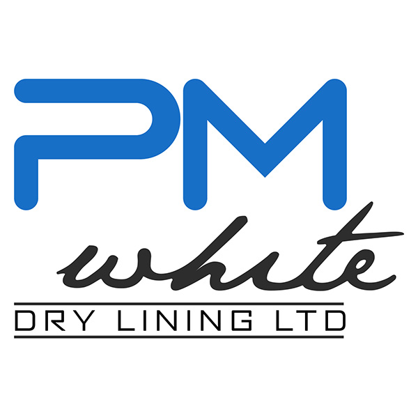 P M White Dry Lining logo