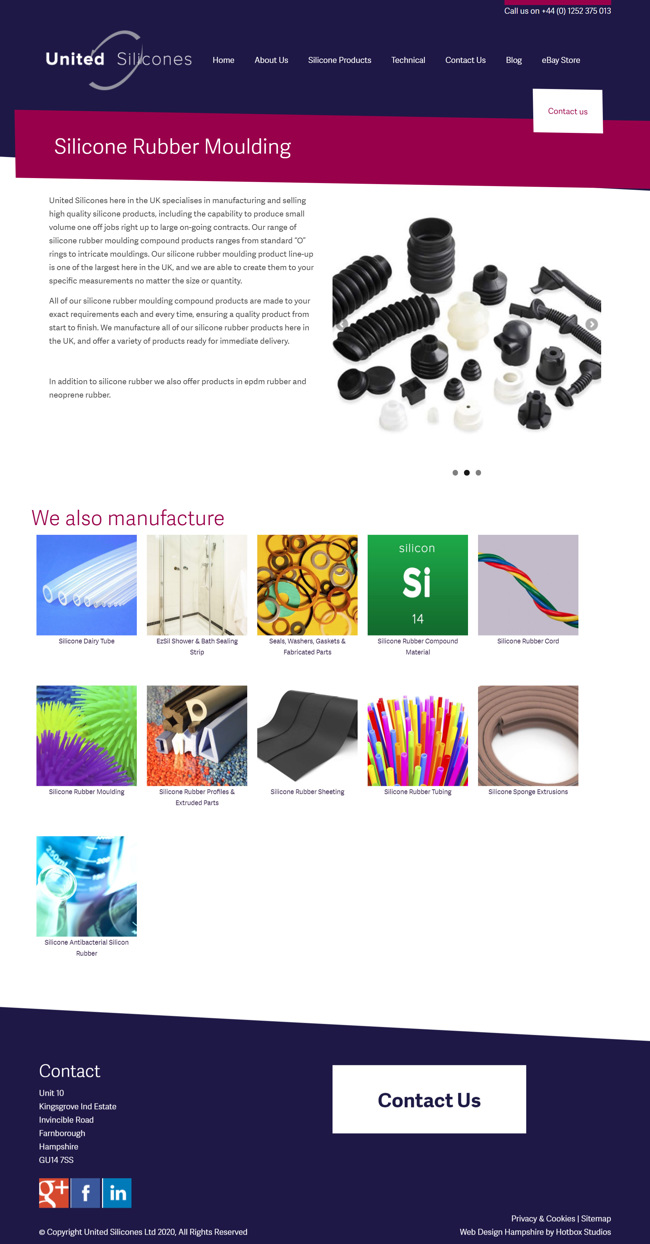United Silicones Wordpress Web Design And Development SP007 Silicone Products Silicone Rubber Moulding