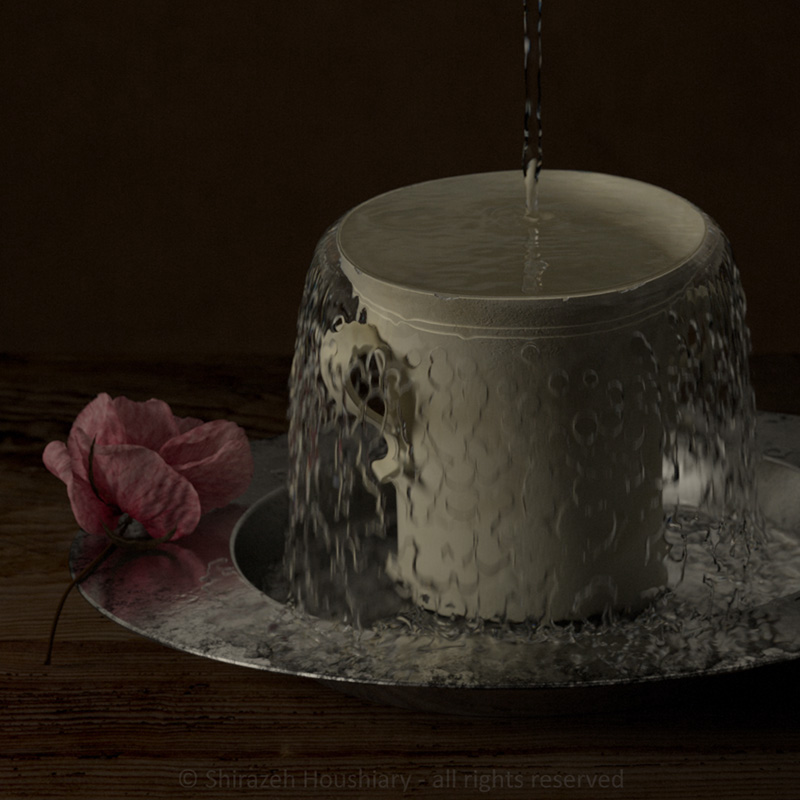 Arts Animation Hotbox Studios Shirazeh Houshiary A Cup and a Rose Film Installation 3D Animation by Mark Hatchard 800PxSq72Dpi v2021001